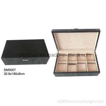 Classic Matte Finish Wooden Watch Box with 8 Slots (SM0007)